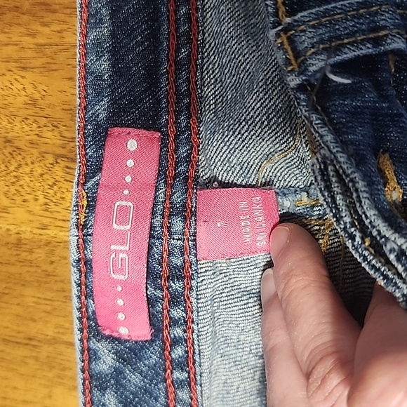 GLO STRAIGHT LEGS JEANS SZ 7 - Picture 8 of 13